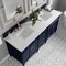 James Martin Vanities Brittany 72in Double Vanity, Victory Blue w/ 3 CM White Zeus Quartz Top 650-V72-VBL-3WZ - alternate 5